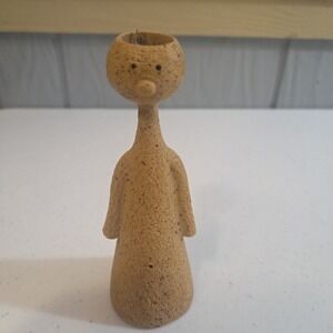 Whimsical Resin Angel Fairy Figure Planter Air plants 6in Speckled Two Toned